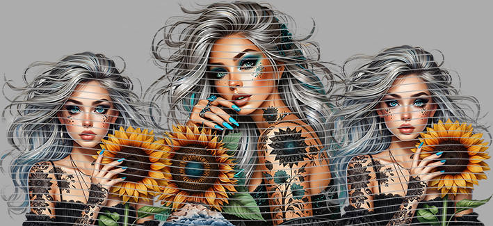 16oz Sunflower Girl-SU-183